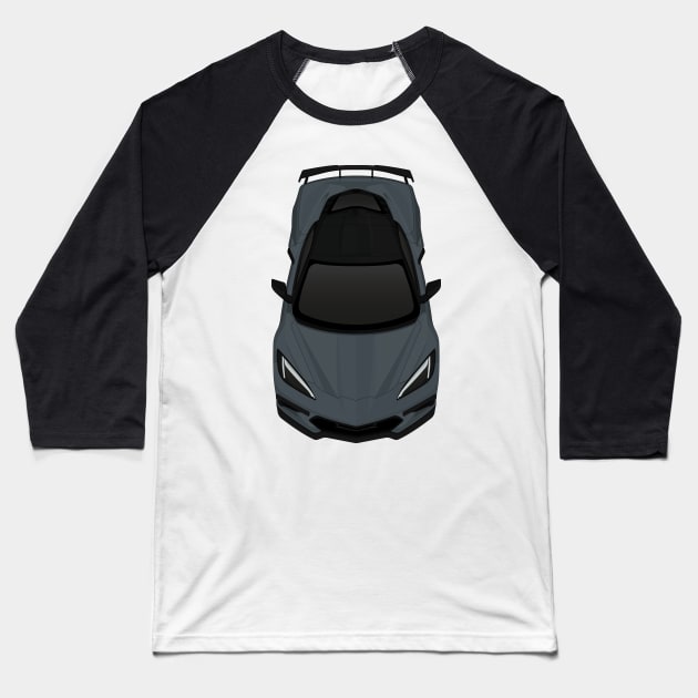 C8 Dark-grey Baseball T-Shirt by VENZ0LIC